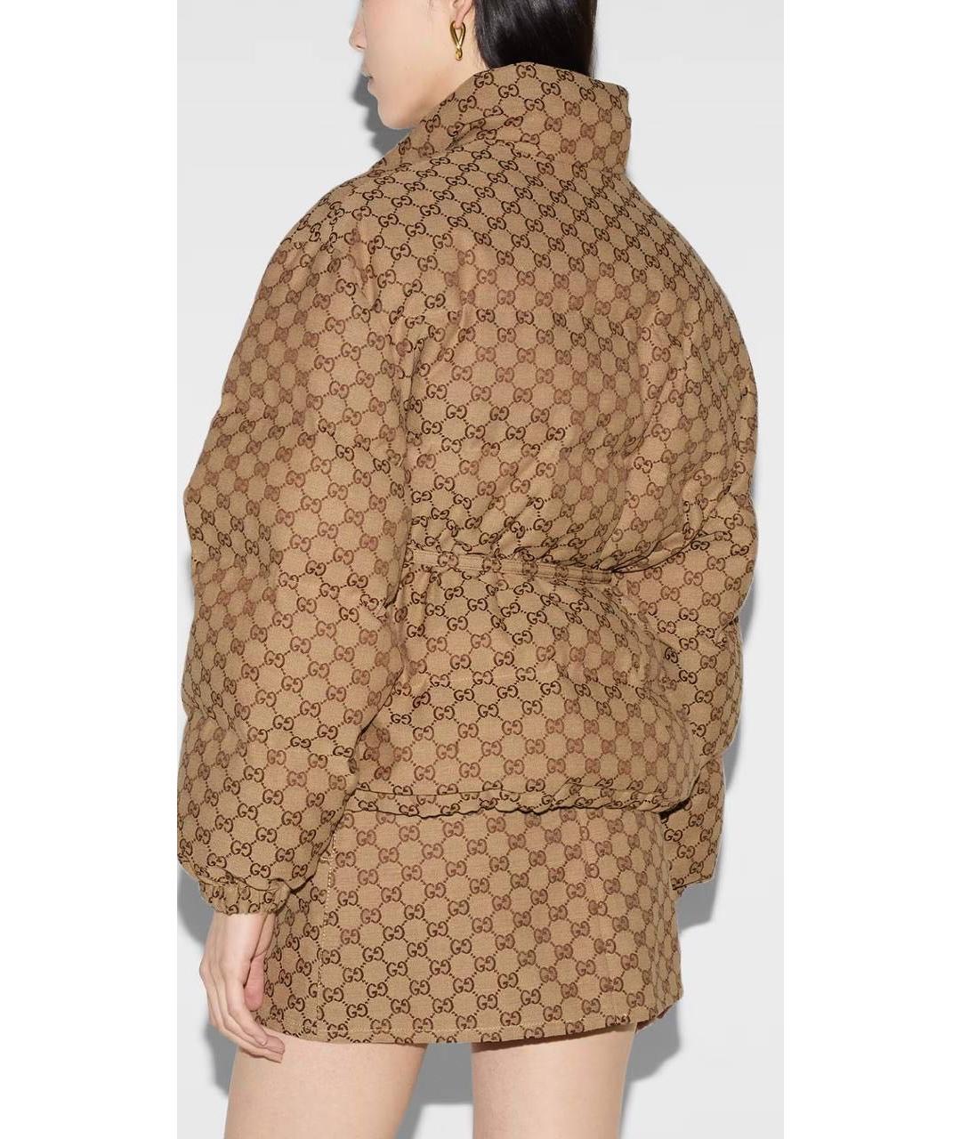 GUCCI Бежевый пуховик, фото 2