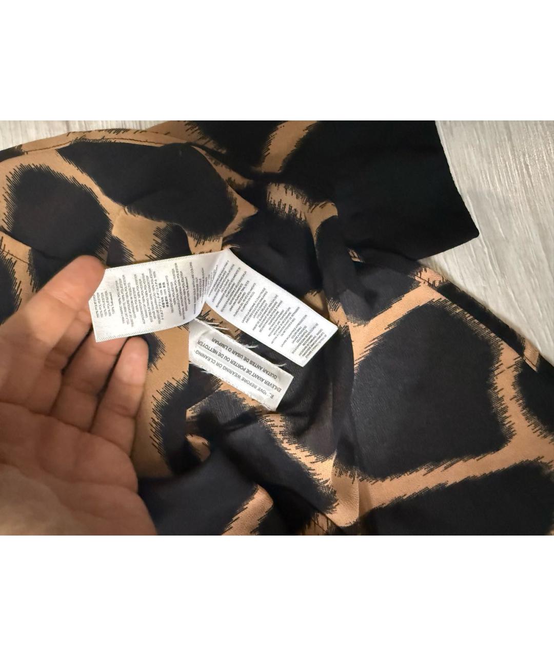 MICHAEL MICHAEL KORS Коричневая полиэстеровая блузы, фото 7