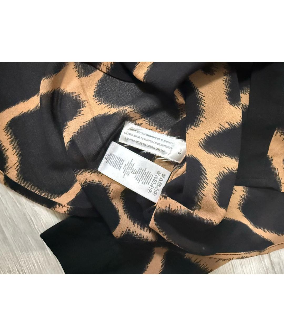 MICHAEL MICHAEL KORS Коричневая полиэстеровая блузы, фото 5