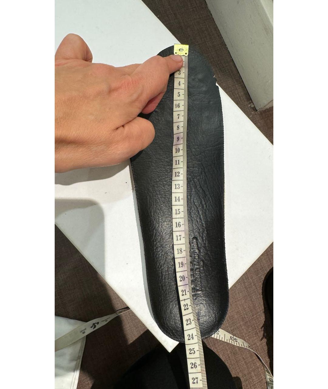 MM6 MAISON MARGIELA Черные текстильные кеды, фото 5
