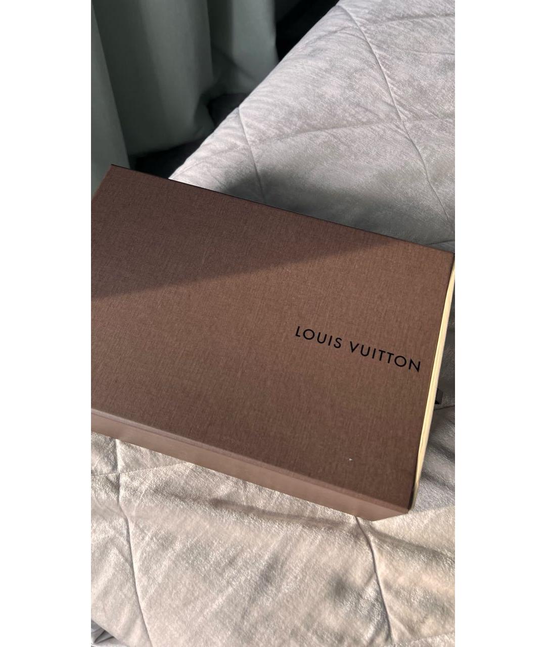 LOUIS VUITTON Бежевые кожаные туфли, фото 6