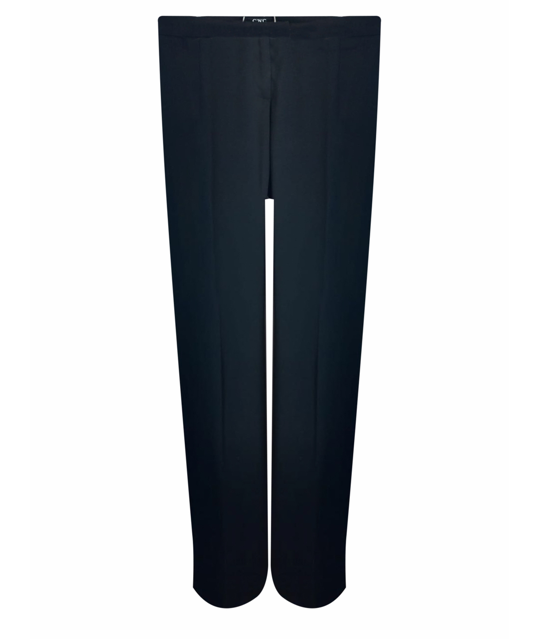 COSTUME NATIONAL Черные вискозные прямые брюки, фото 1