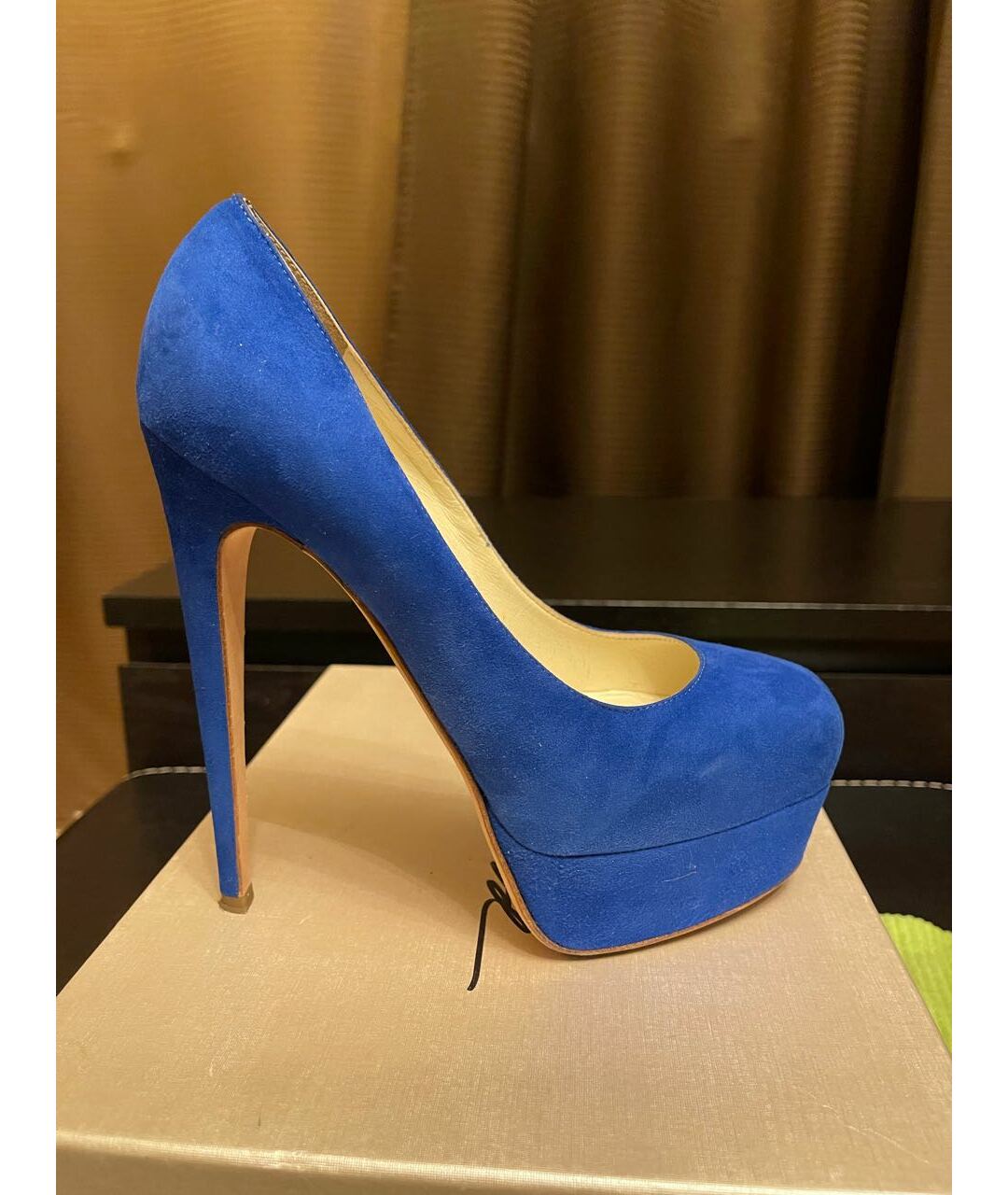 BRIAN ATWOOD Синие замшевые туфли, фото 7