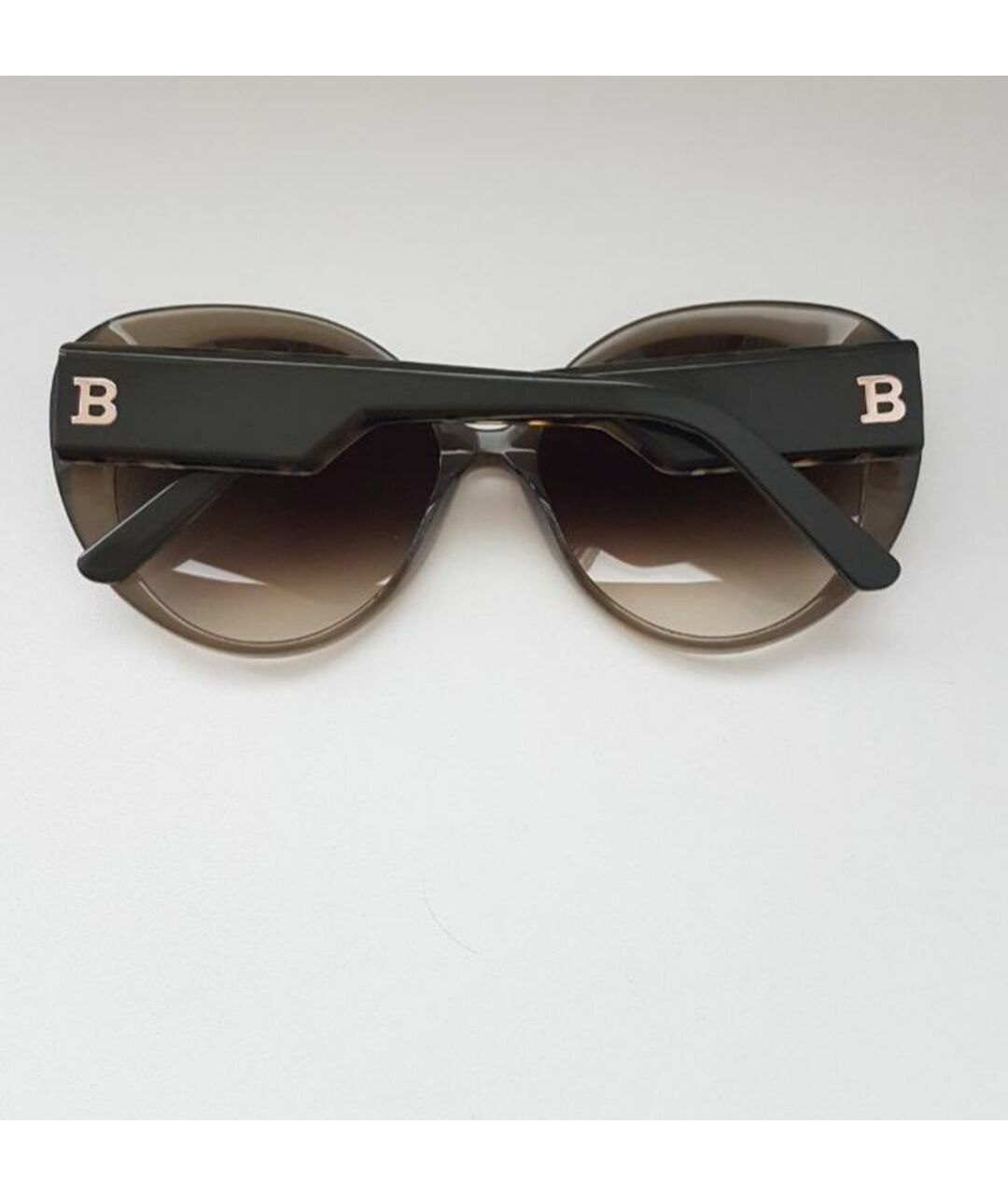 BALLY Коричневые пластиковые солнцезащитные очки, фото 6