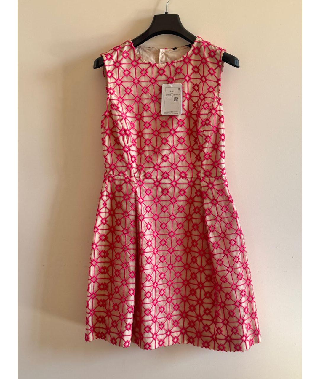 MAX MARA Мульти хлопковое повседневное платье, фото 8