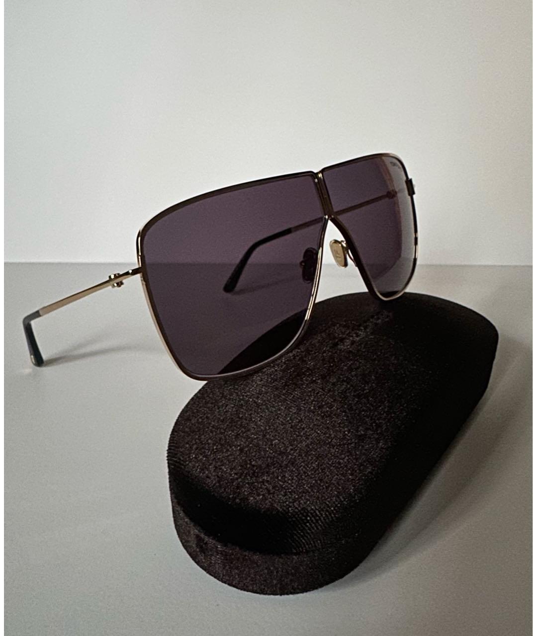 TOM FORD Серые металлические солнцезащитные очки, фото 5