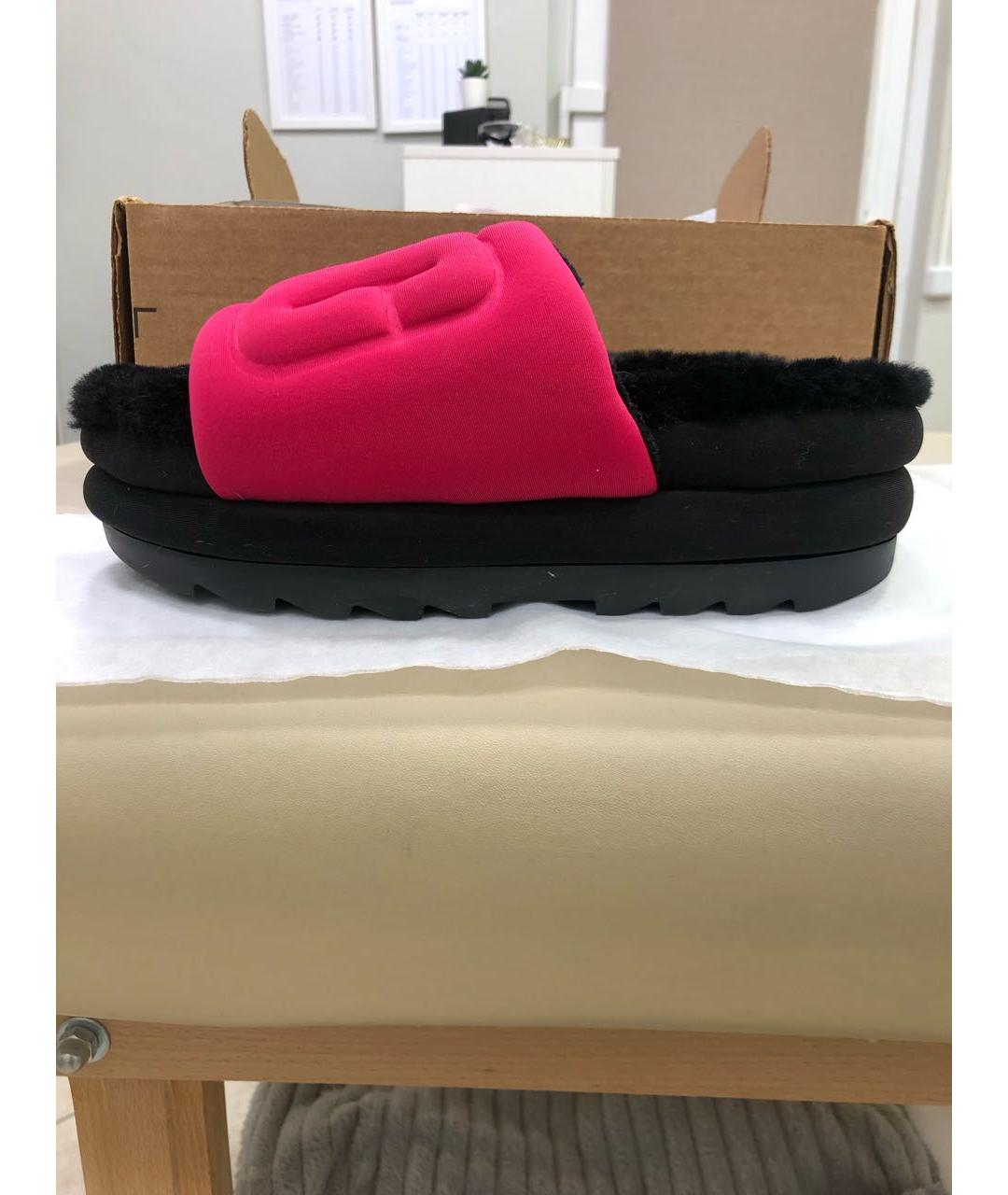 UGG AUSTRALIA Розовые шлепанцы, фото 9