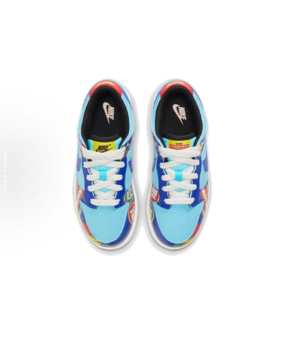 NIKE KIDS Мульти кожаные кеды, фото 4