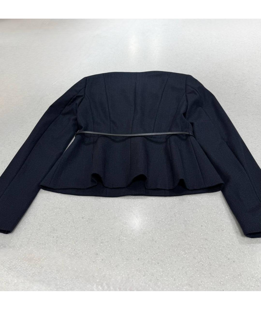 HUGO BOSS Темно-синий шерстяной жакет/пиджак, фото 4