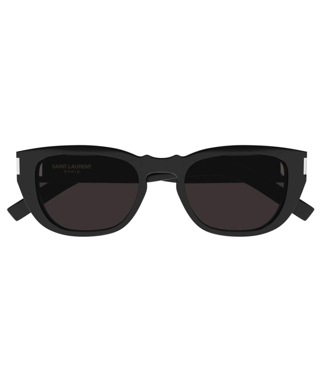 SAINT LAURENT Черные пластиковые солнцезащитные очки, фото 1