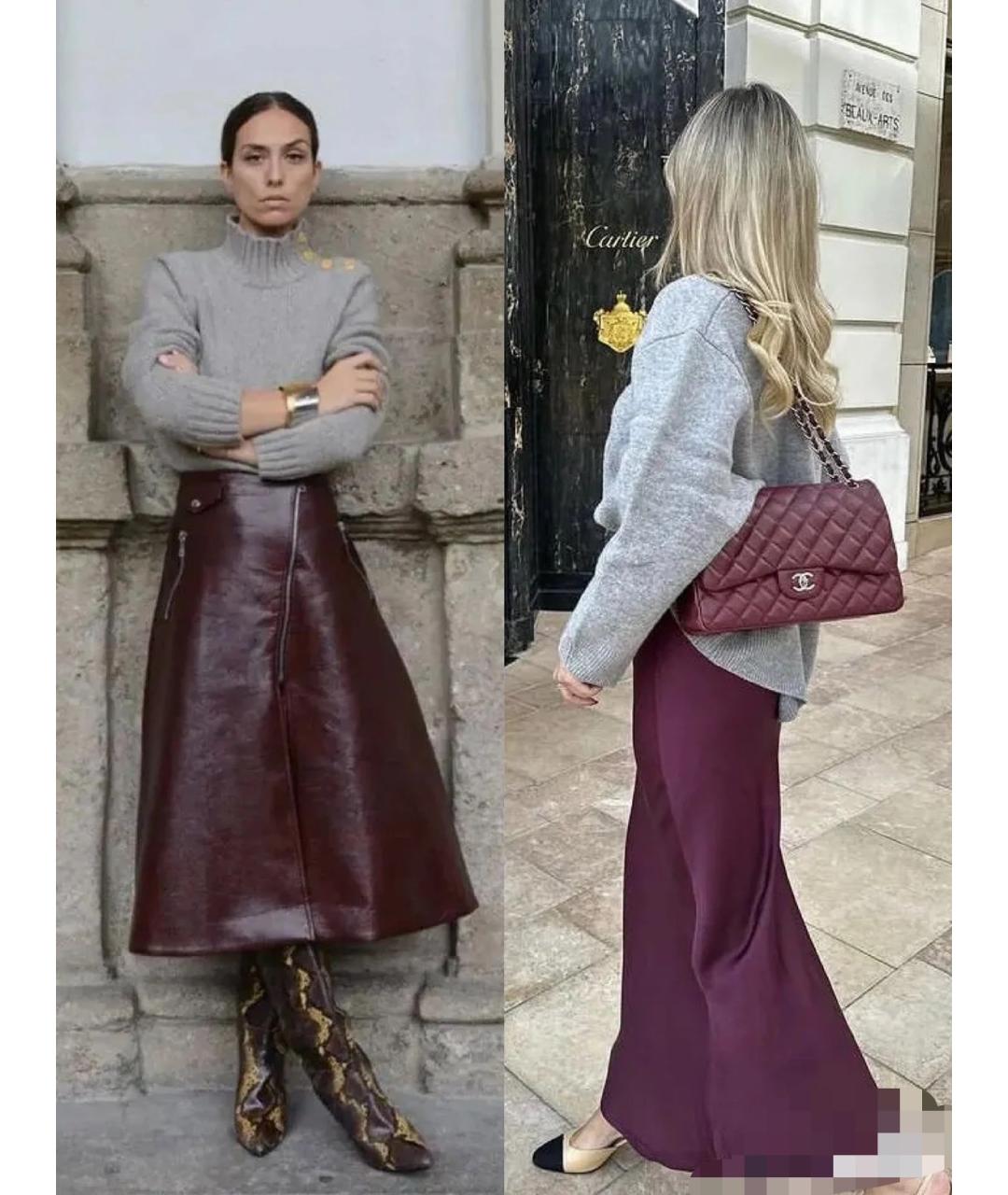 CHANEL Фиолетовая кожаная сумка через плечо, фото 7