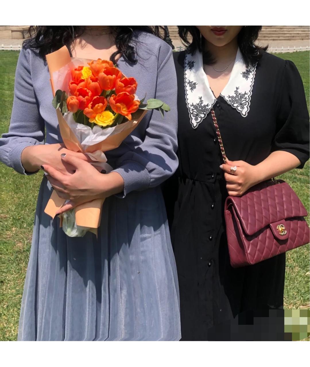 CHANEL Фиолетовая кожаная сумка через плечо, фото 9