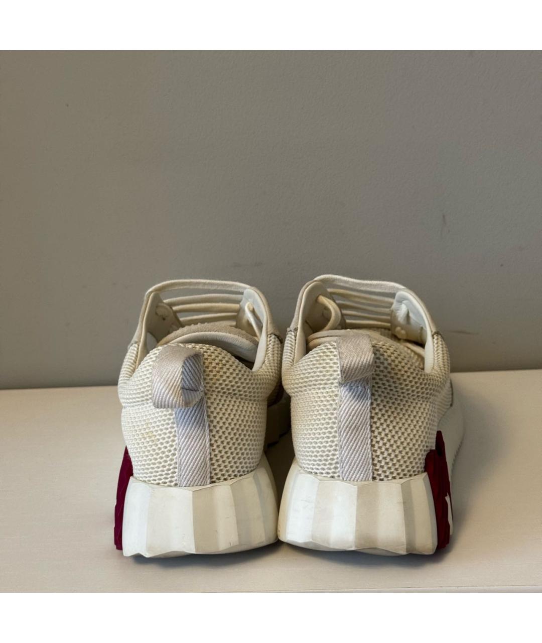 HERMES Белые кроссовки, фото 4