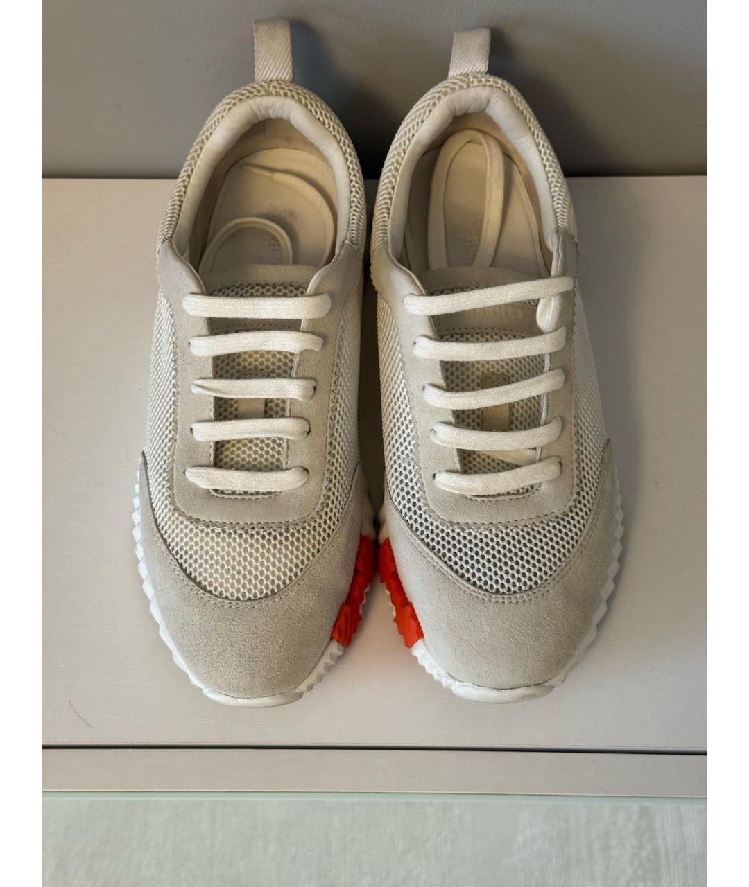 HERMES Белые кроссовки, фото 2