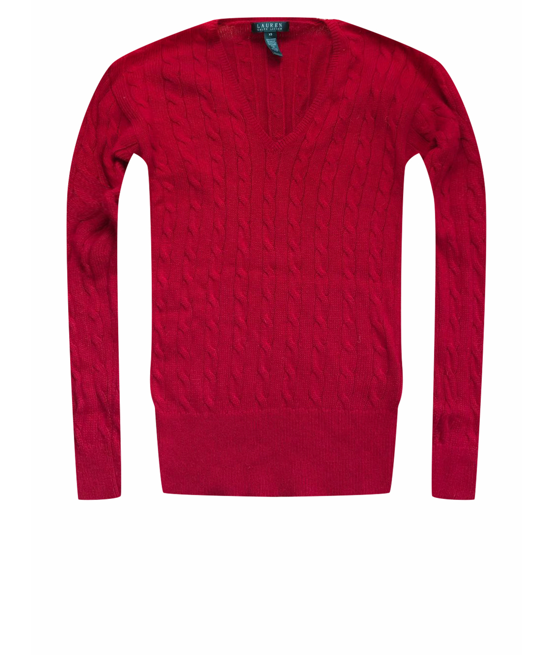 RALPH LAUREN Красный шерстяной джемпер / свитер, фото 1