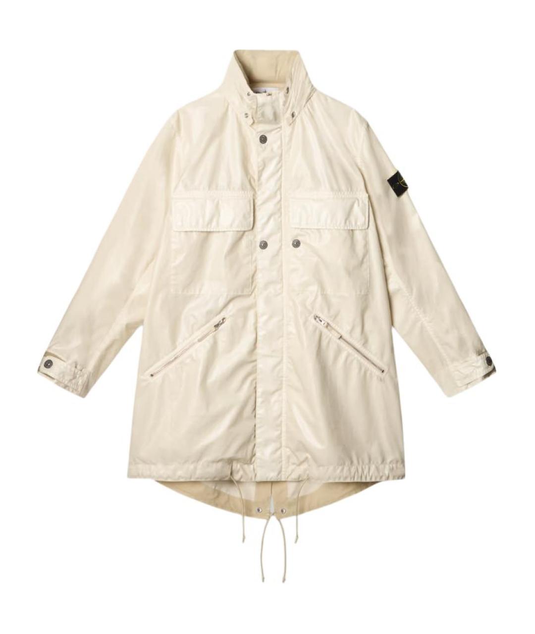 STONE ISLAND Бежевая парка, фото 1