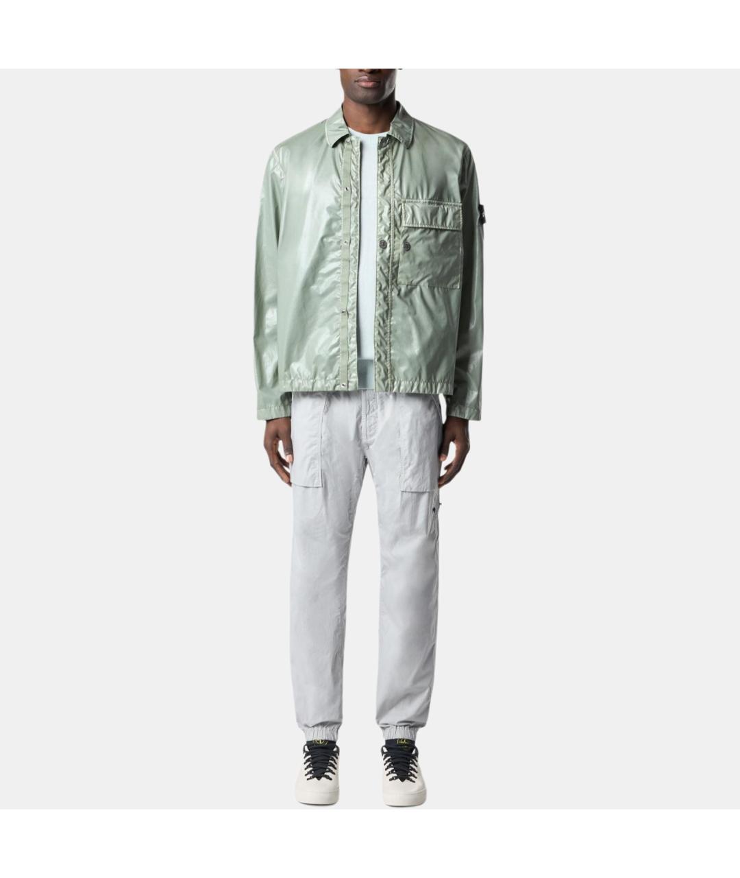 STONE ISLAND Зеленая куртка, фото 4