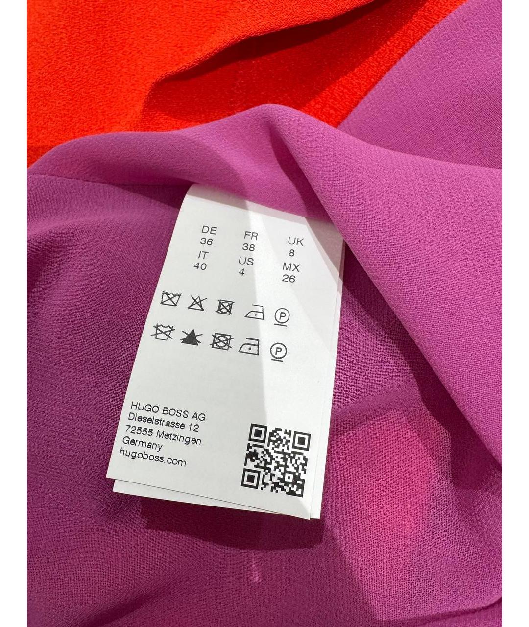 HUGO BOSS Мульти ацетатное повседневное платье, фото 6