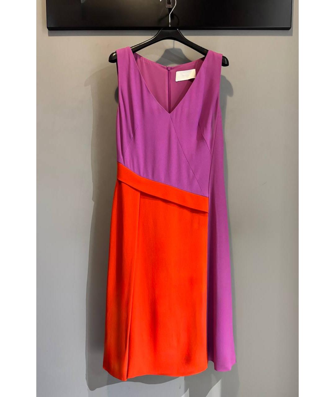 HUGO BOSS Мульти ацетатное повседневное платье, фото 9