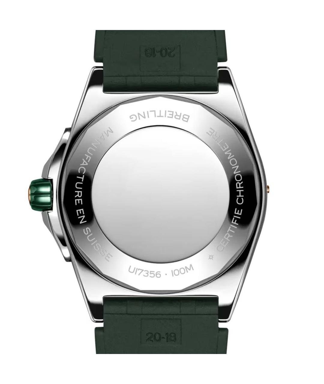 BREITLING Зеленые часы, фото 4