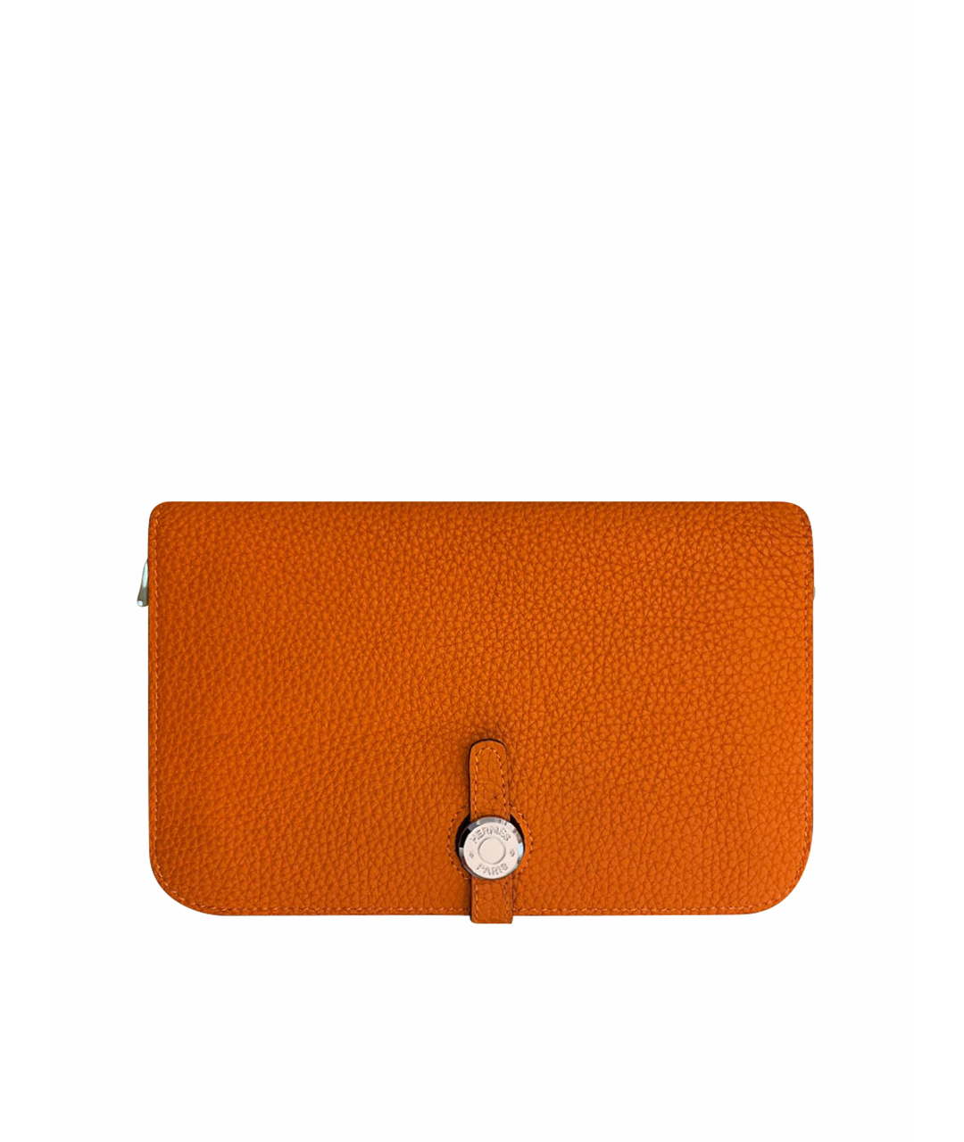 HERMES PRE-OWNED Оранжевый кожаный кошелек, фото 1