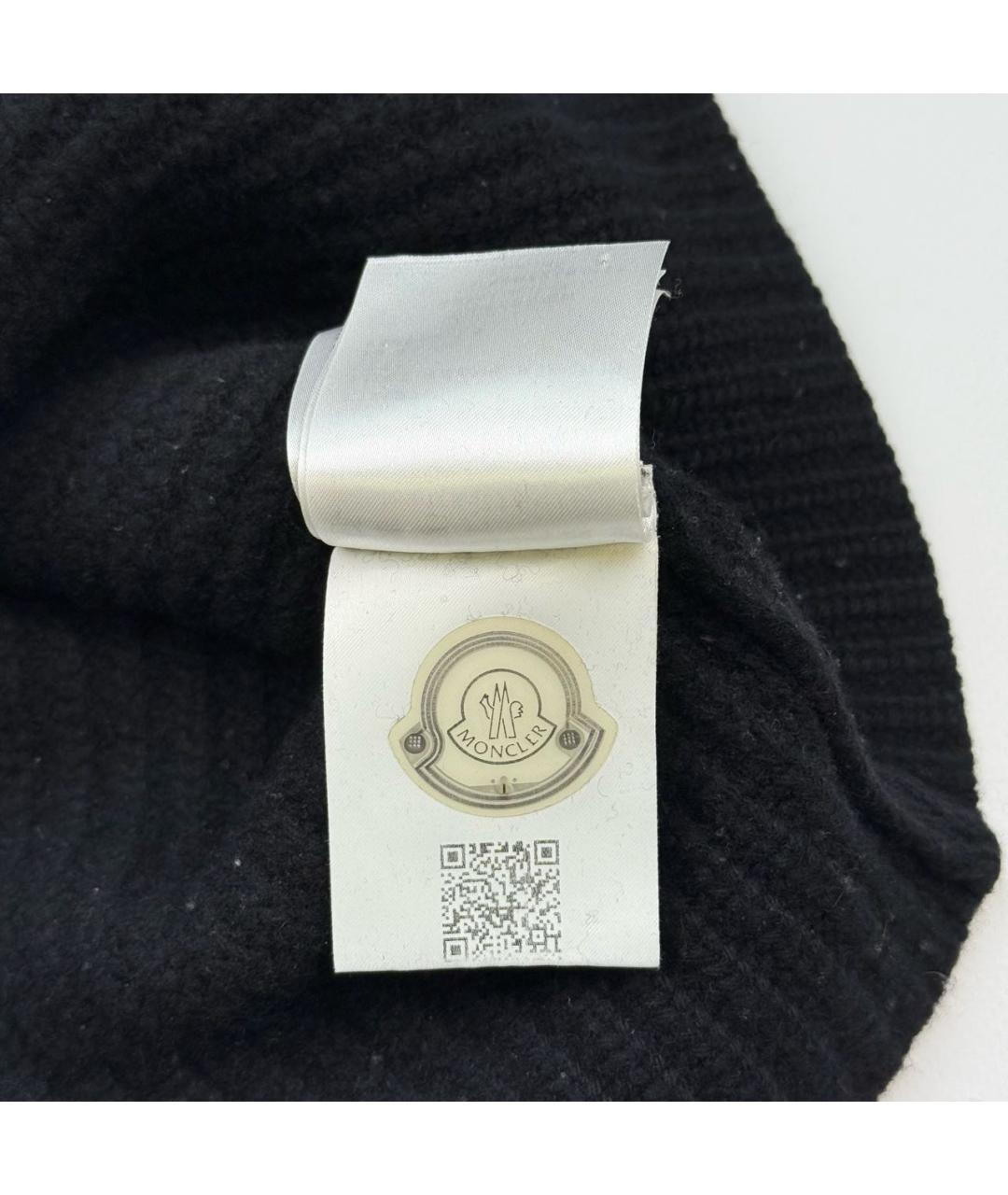 MONCLER Темно-синий шерстяной джемпер / свитер, фото 6