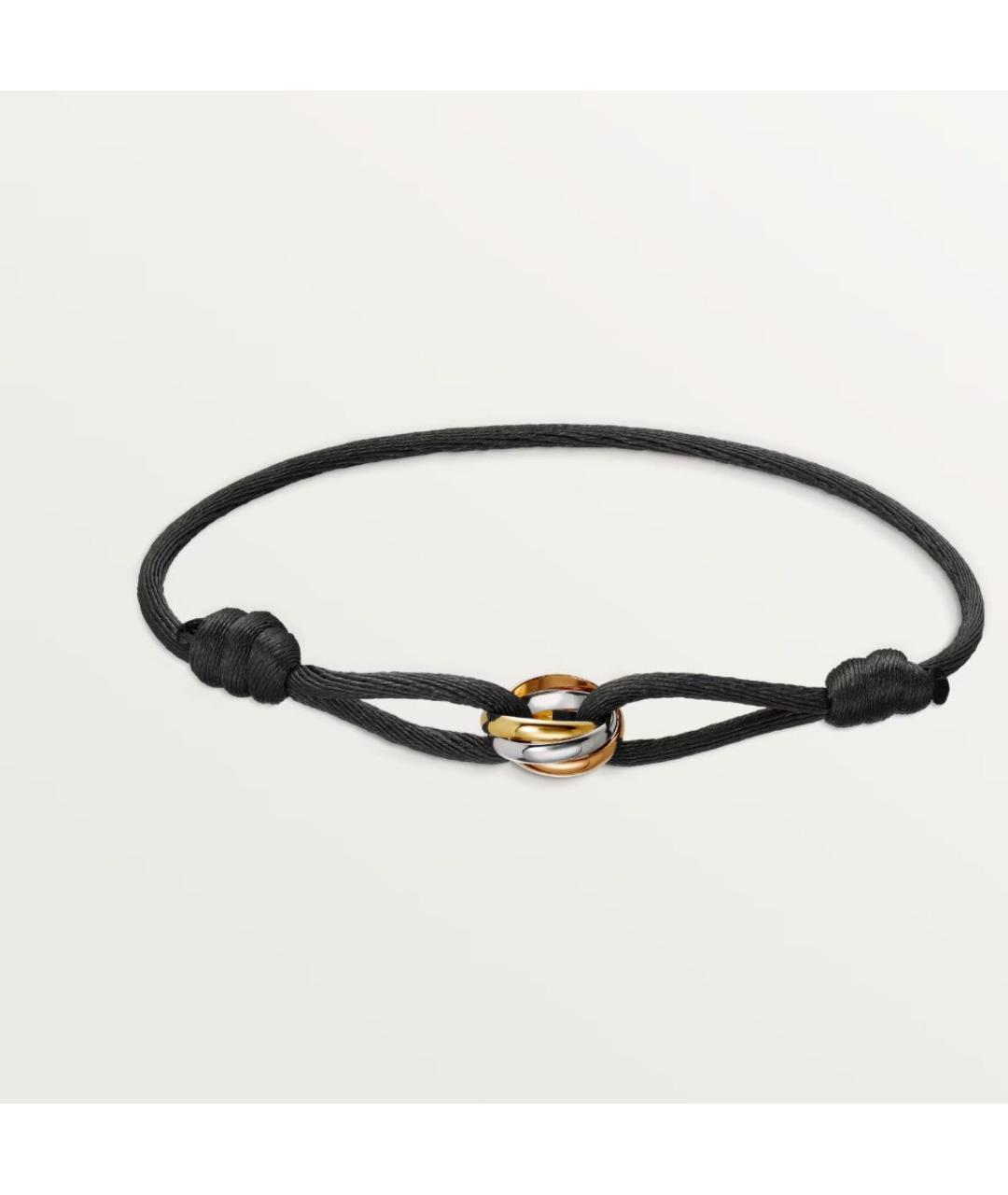 CARTIER Черный браслет из желтого золота, фото 4