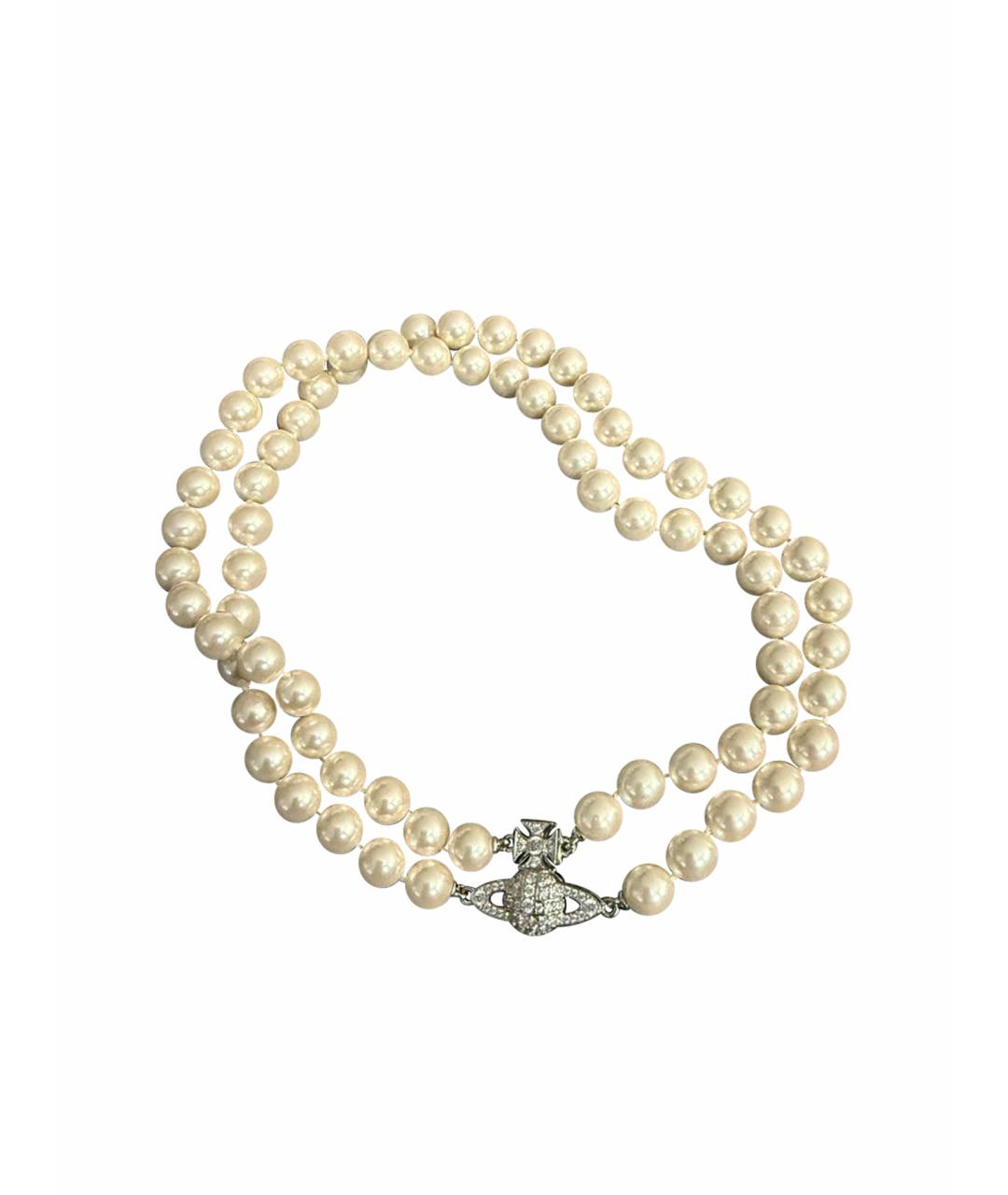 VIVIENNE WESTWOOD Серебряное латунное колье, фото 1