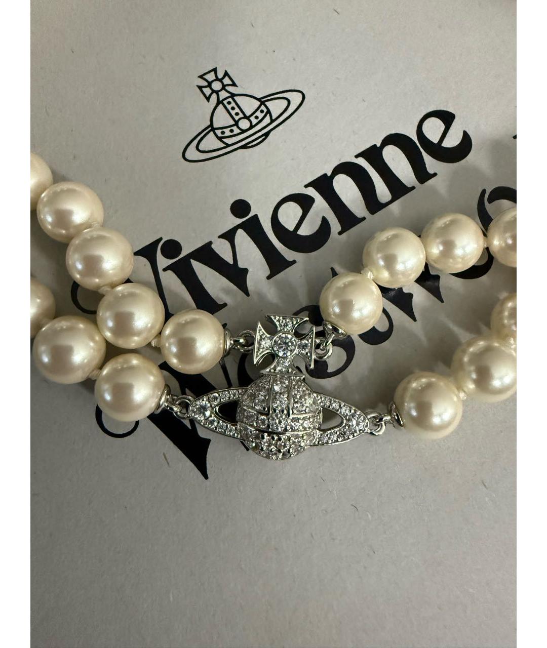 VIVIENNE WESTWOOD Серебряное латунное колье, фото 2