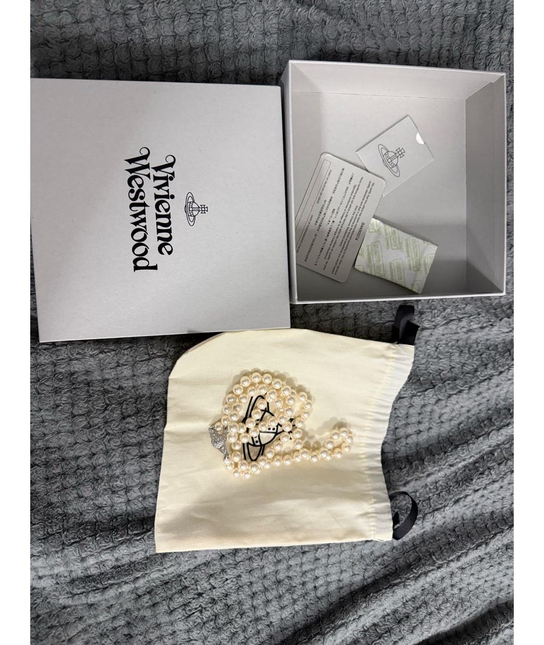 VIVIENNE WESTWOOD Серебряное латунное колье, фото 5