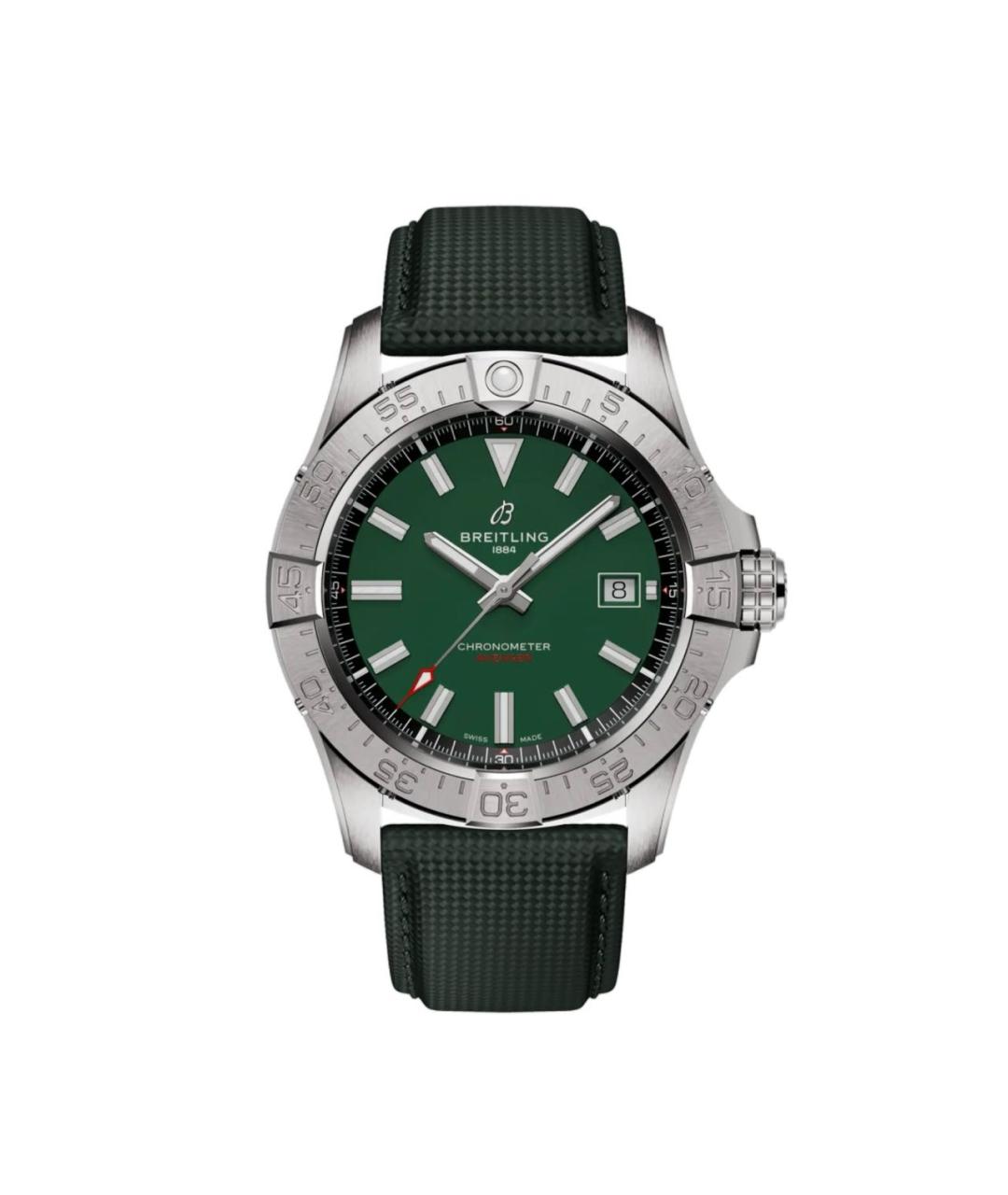 BREITLING Зеленые часы, фото 1