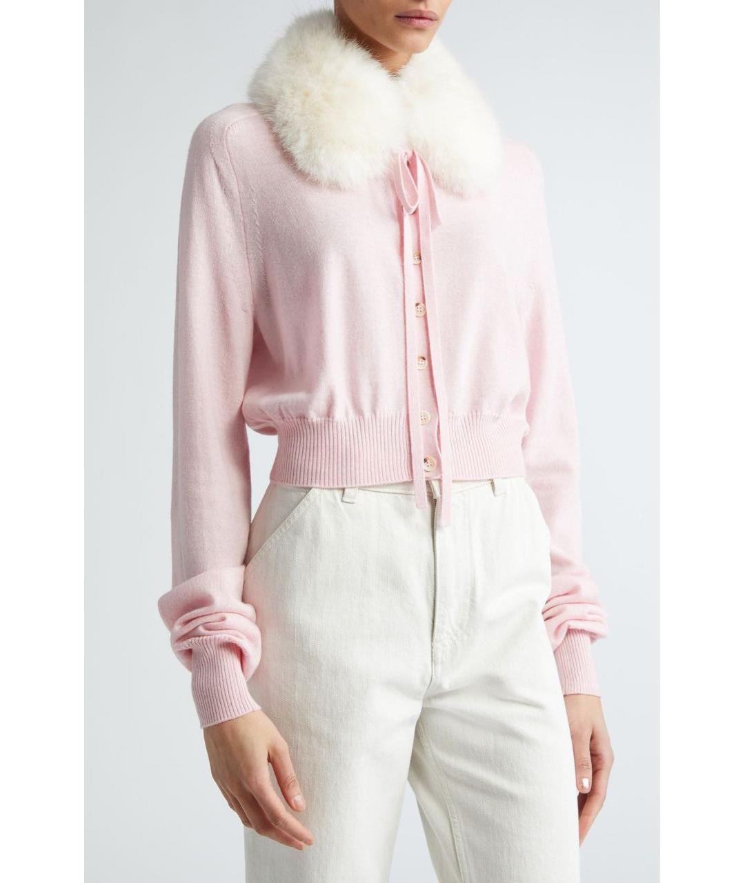 SPORTMAX Розовый кардиган, фото 2