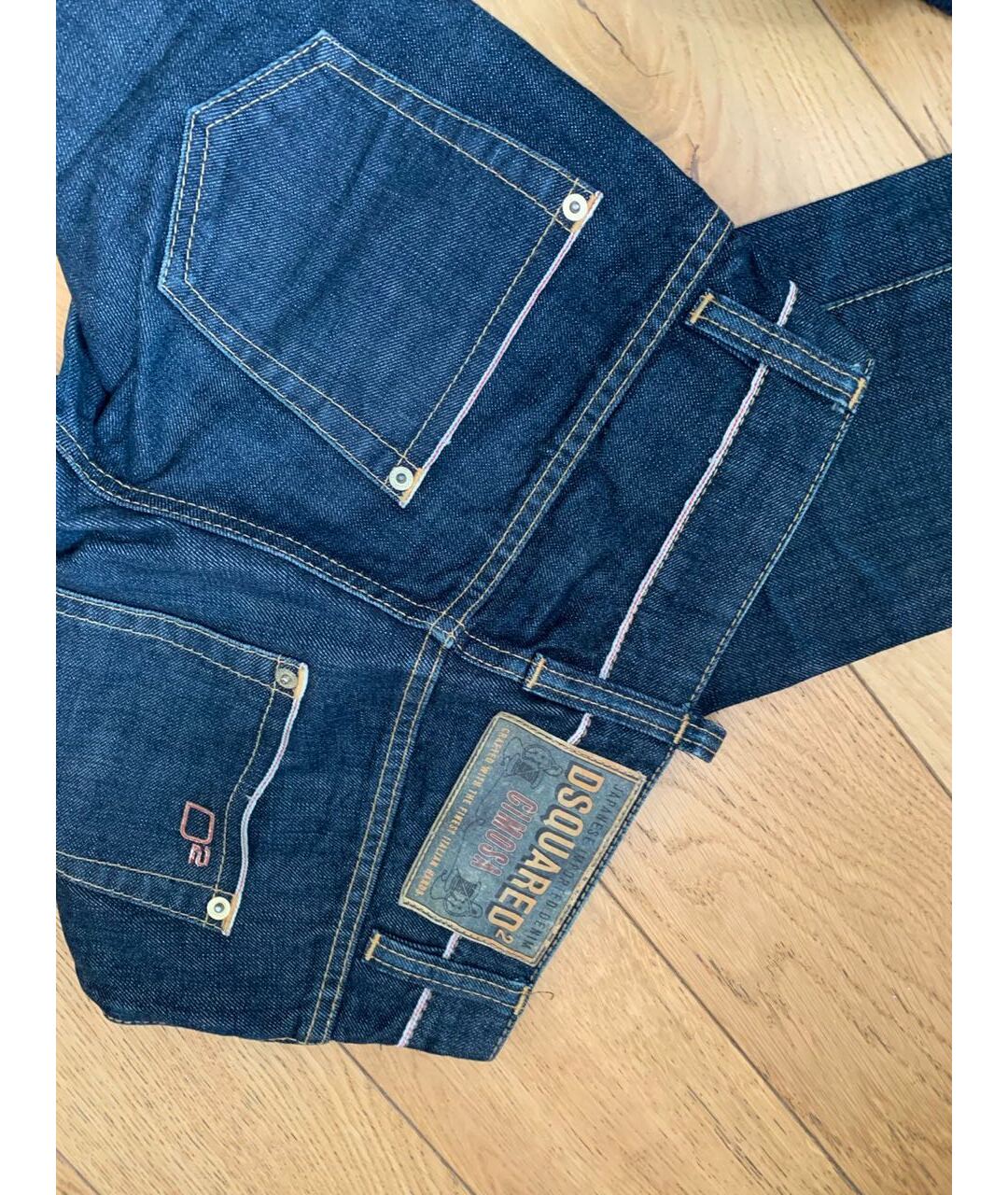 DSQUARED2 Синие прямые джинсы, фото 2