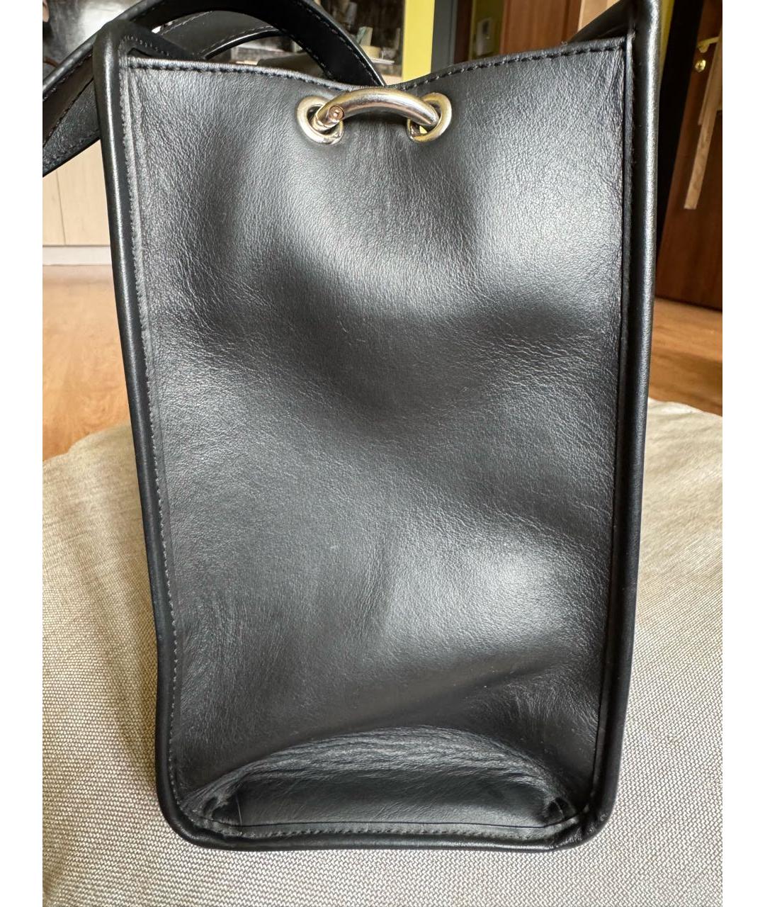FENDI Черная кожаная сумка через плечо, фото 6