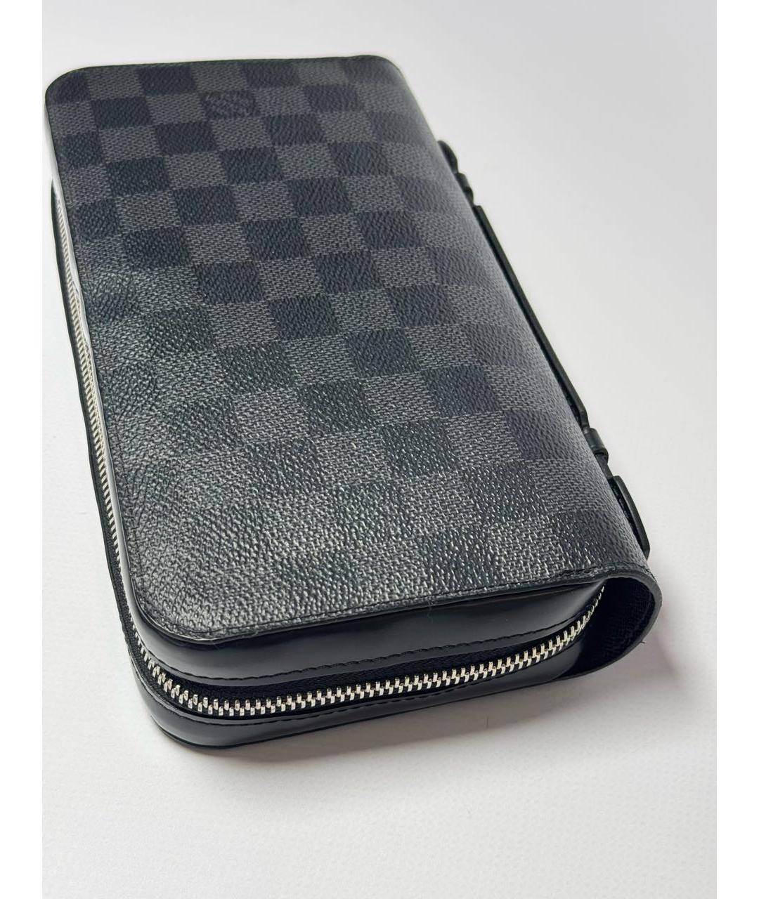 LOUIS VUITTON Черная барсетка, фото 7
