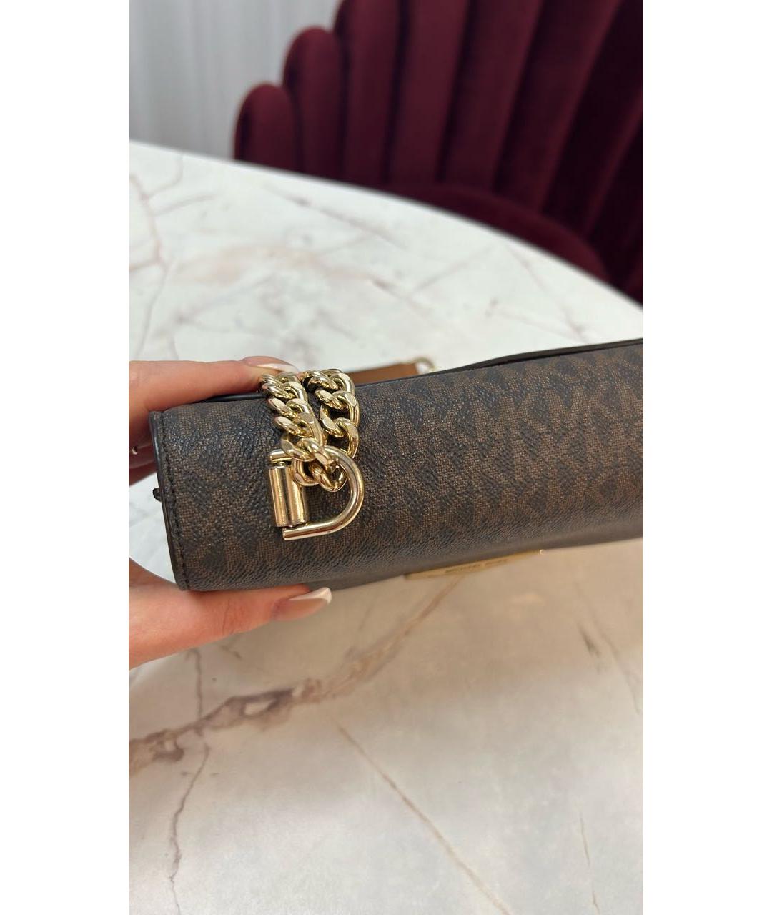 MICHAEL KORS Коричневая сумка через плечо, фото 5