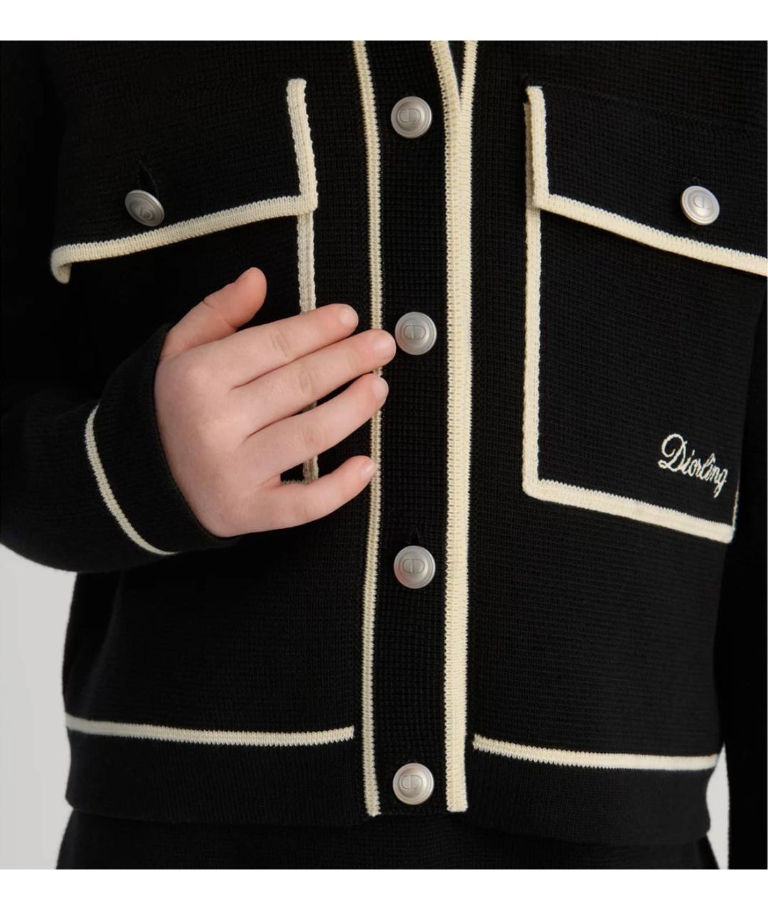 CHRISTIAN DIOR Черный жакет / жилет, фото 3