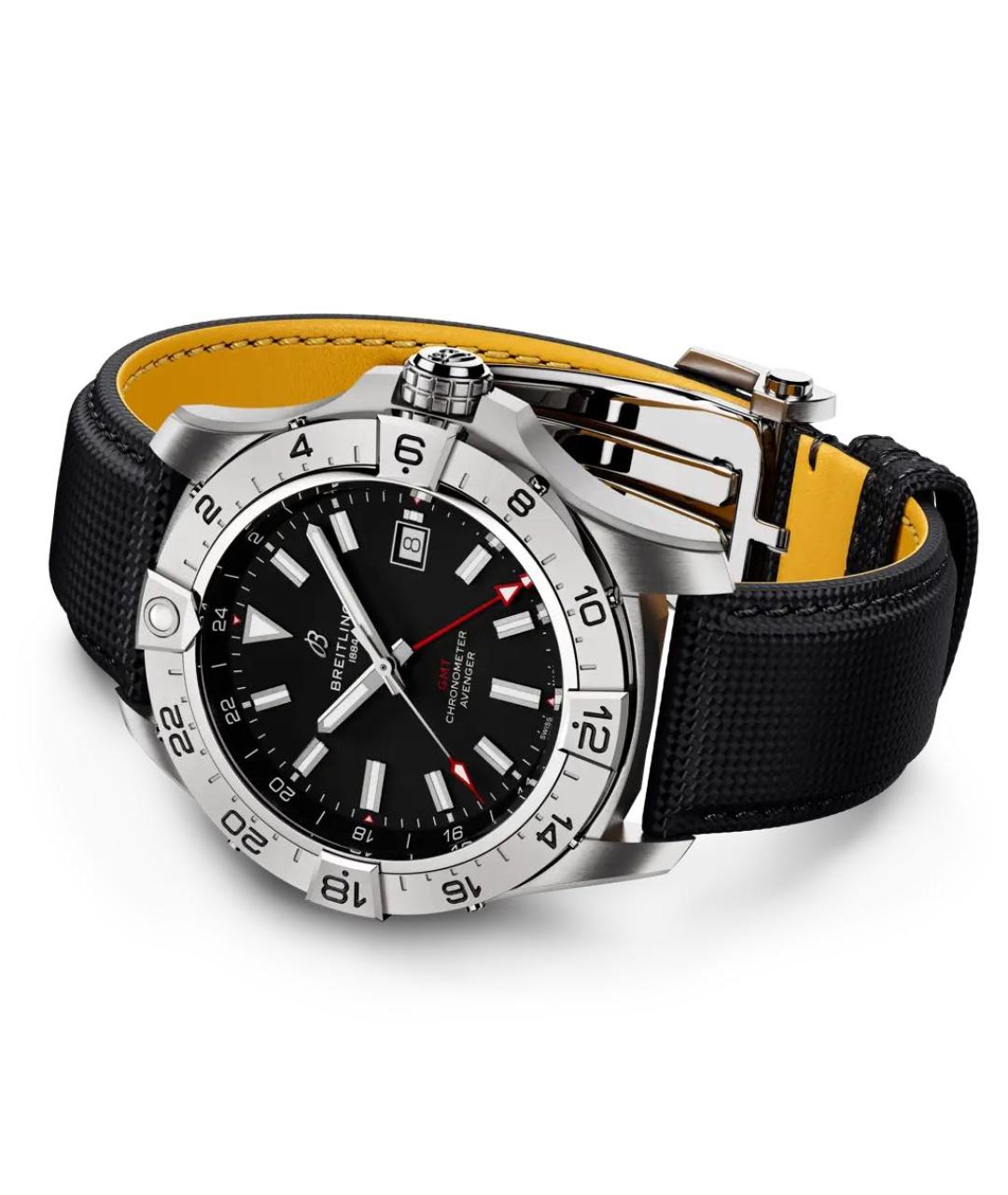 BREITLING Черные часы, фото 3