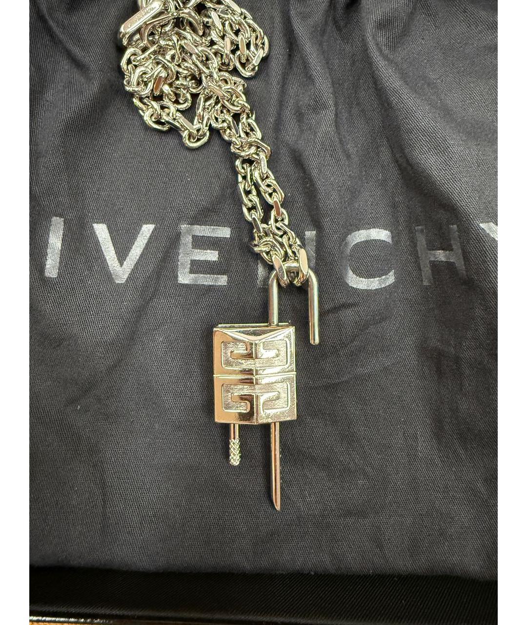 GIVENCHY Серебряная с серебряным покрытием цепочка/подвеска, фото 3