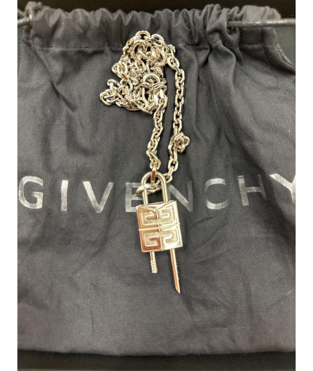 GIVENCHY Серебряная с серебряным покрытием цепочка/подвеска, фото 4