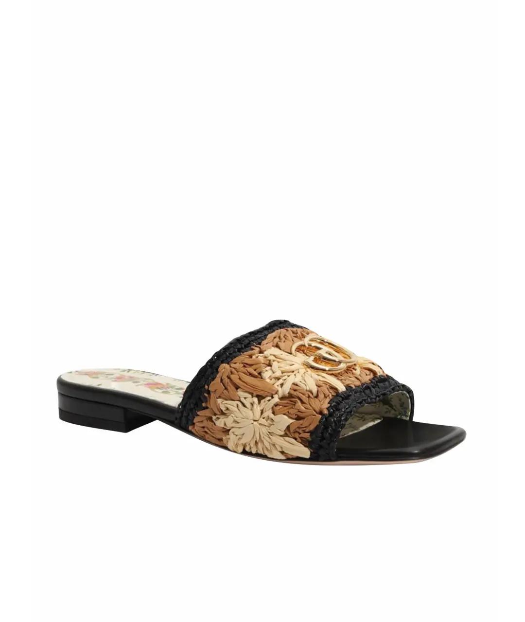 GUCCI Черные шлепанцы, фото 1