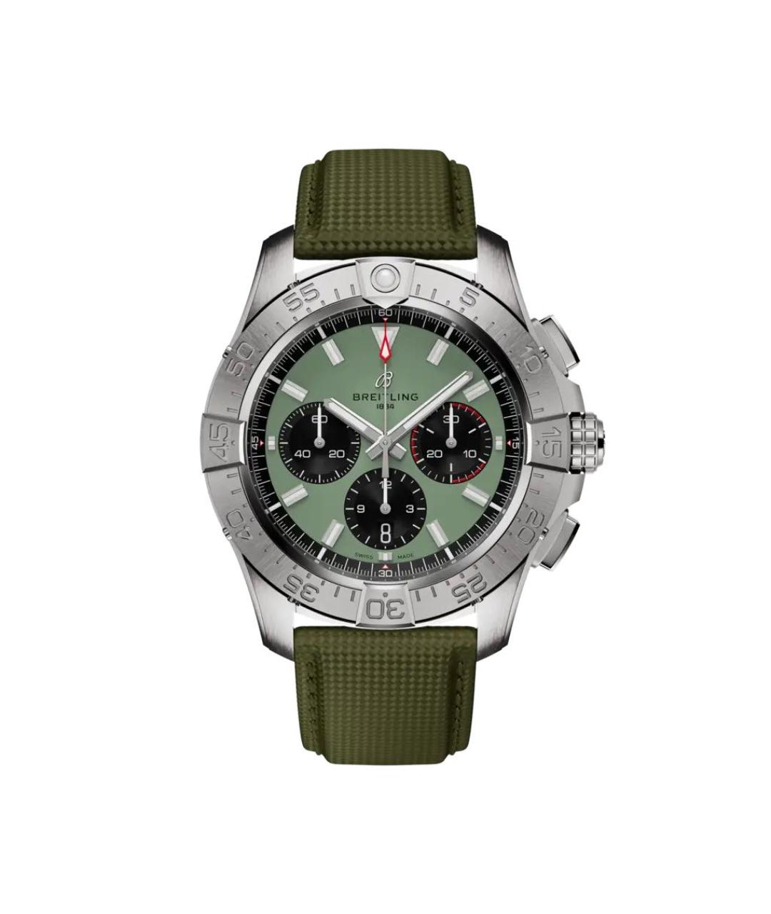 BREITLING Зеленые часы, фото 1