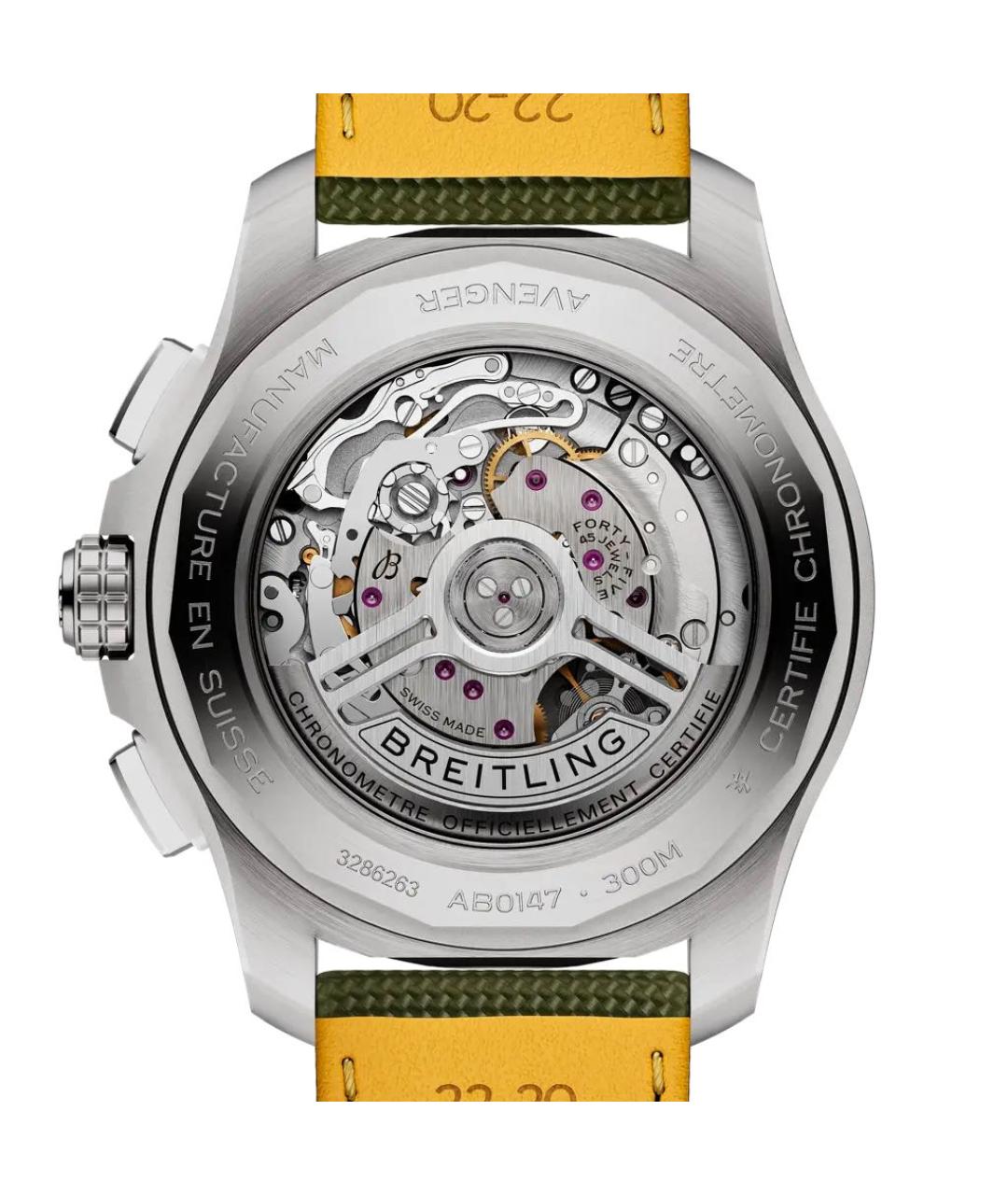 BREITLING Зеленые часы, фото 4