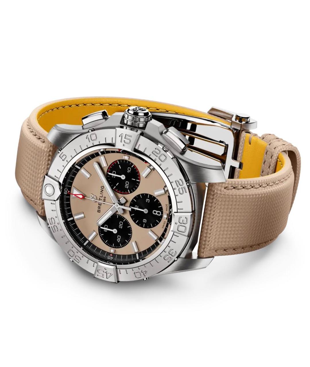 BREITLING Бежевые часы, фото 3