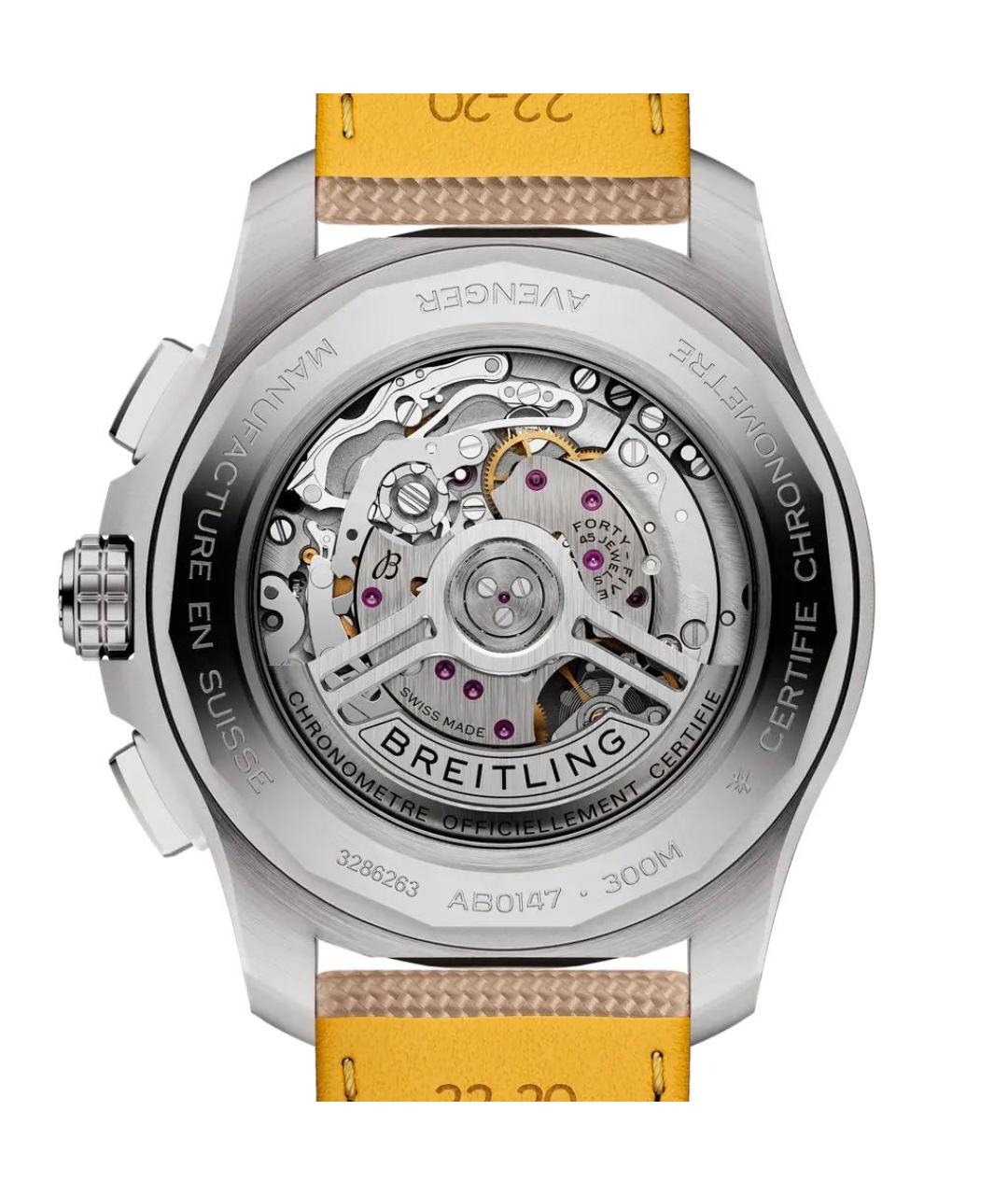 BREITLING Бежевые часы, фото 4