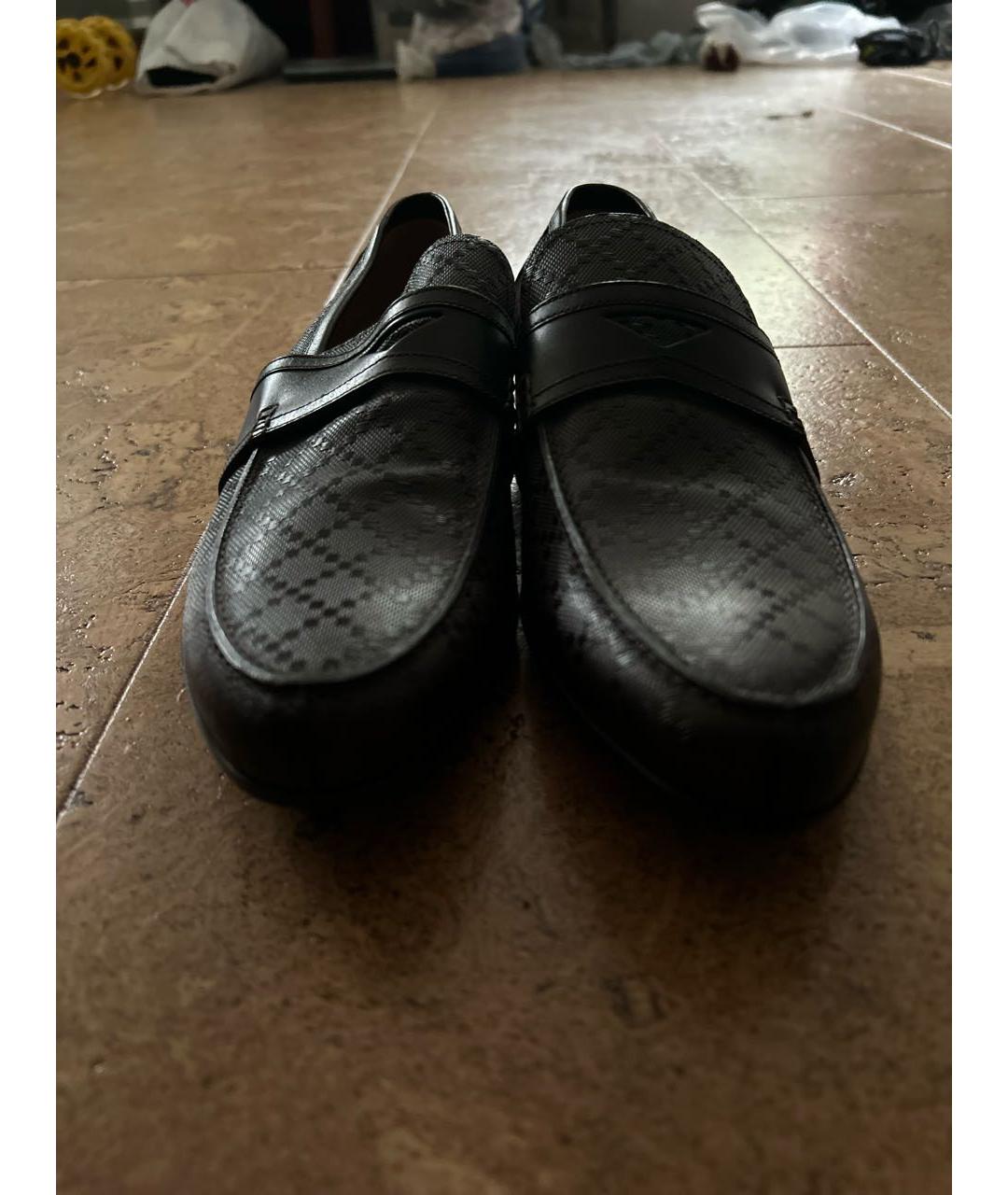 GUCCI Коричневые кожаные лоферы, фото 3