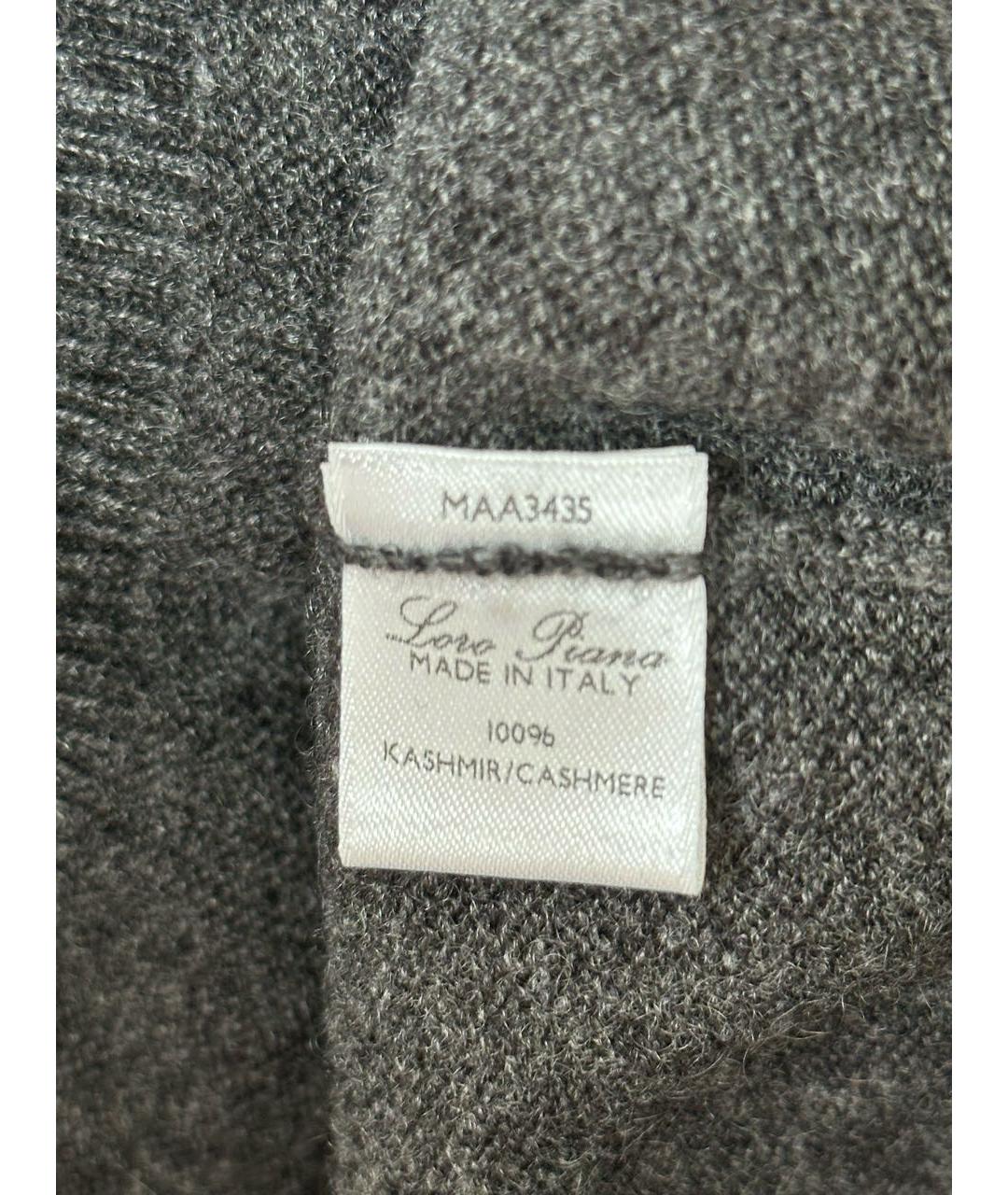 LORO PIANA Серая кашемировая жилетка, фото 6