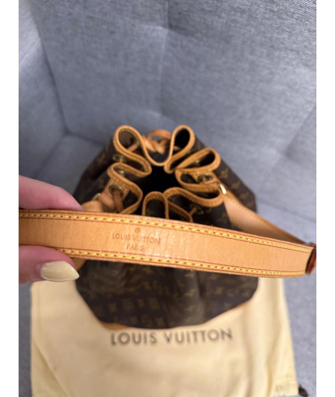 LOUIS VUITTON Коричневая сумка тоут, фото 4