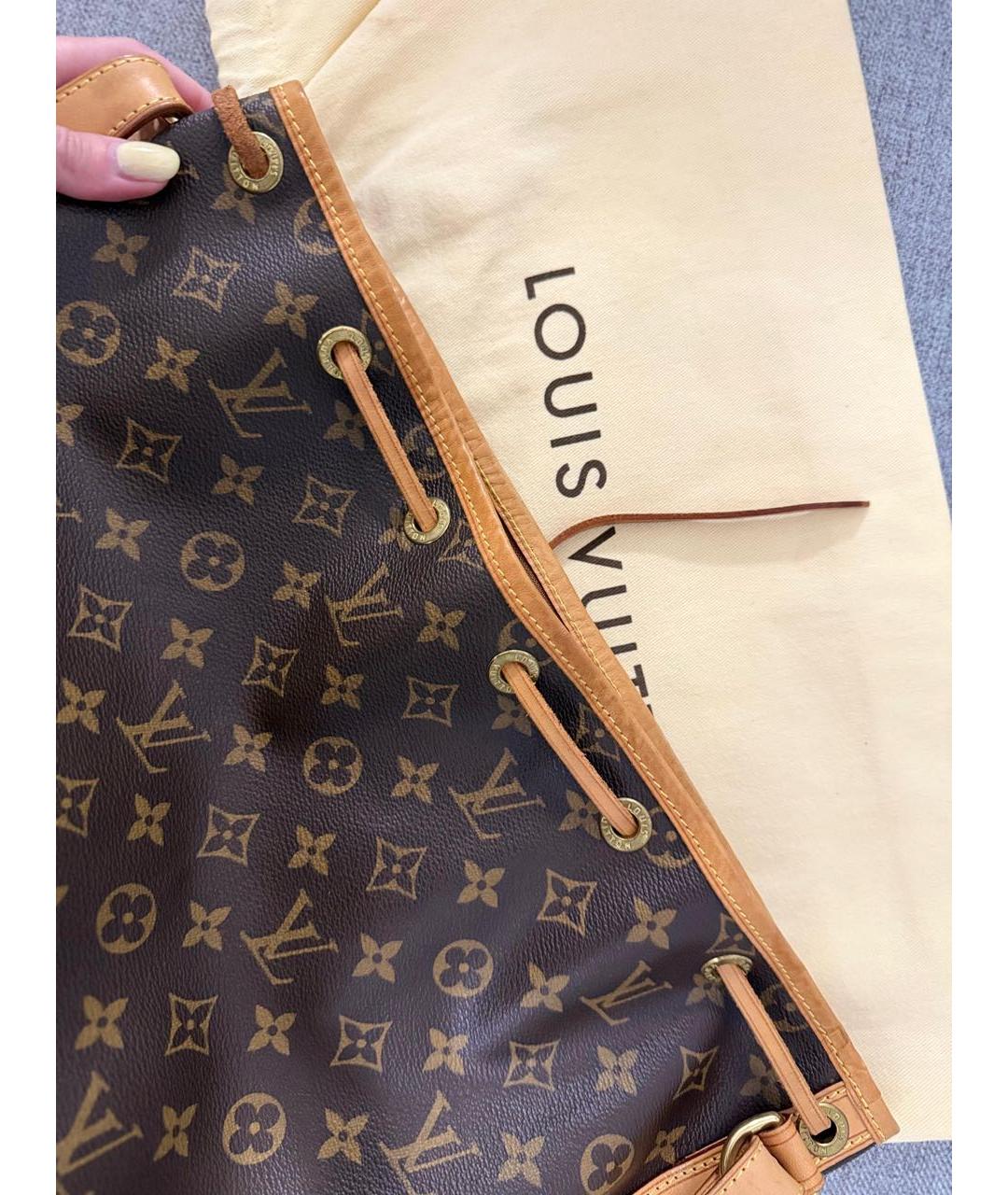 LOUIS VUITTON Коричневая сумка тоут, фото 7