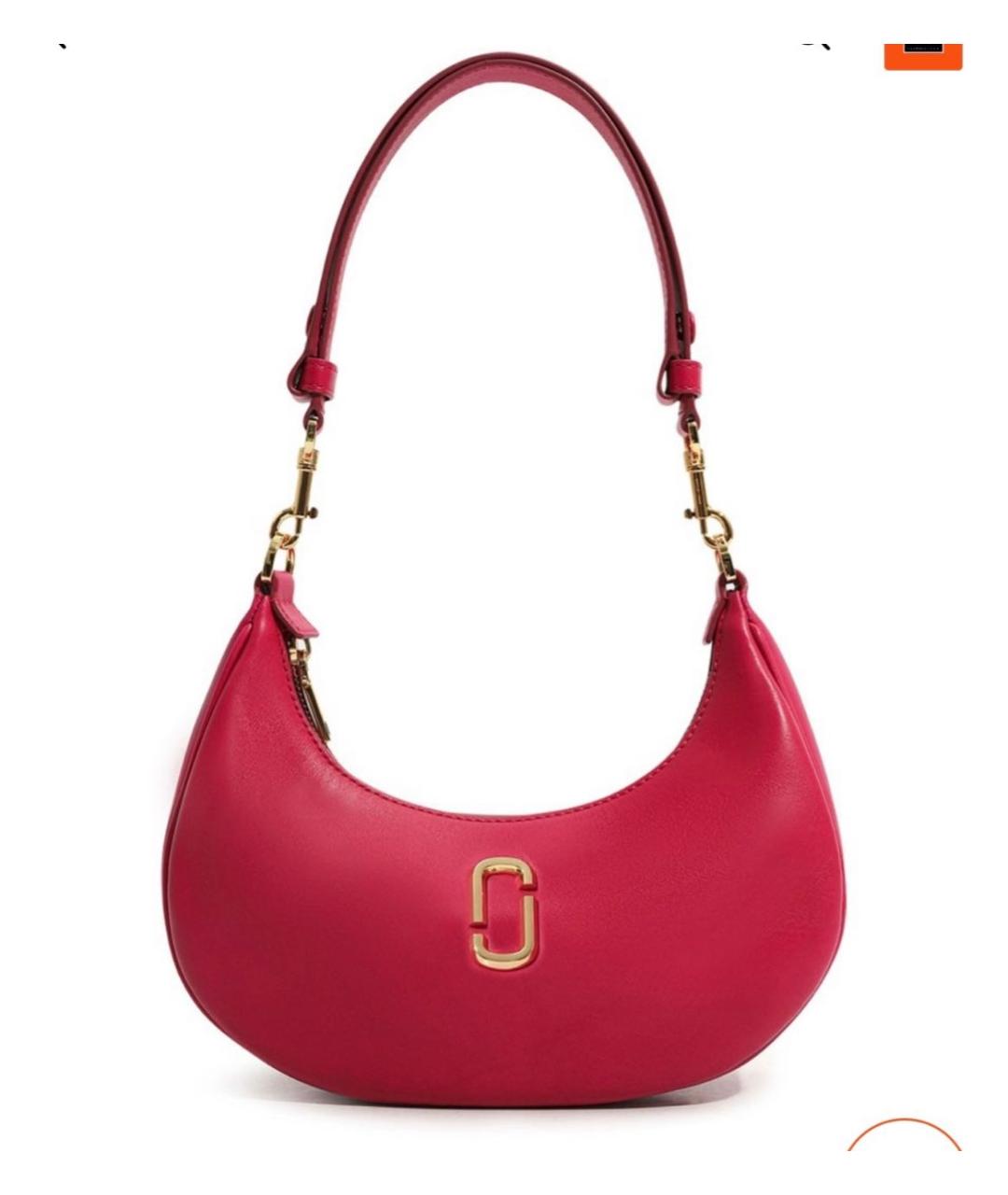 MARC JACOBS Фуксия кожаная сумка с короткими ручками, фото 8